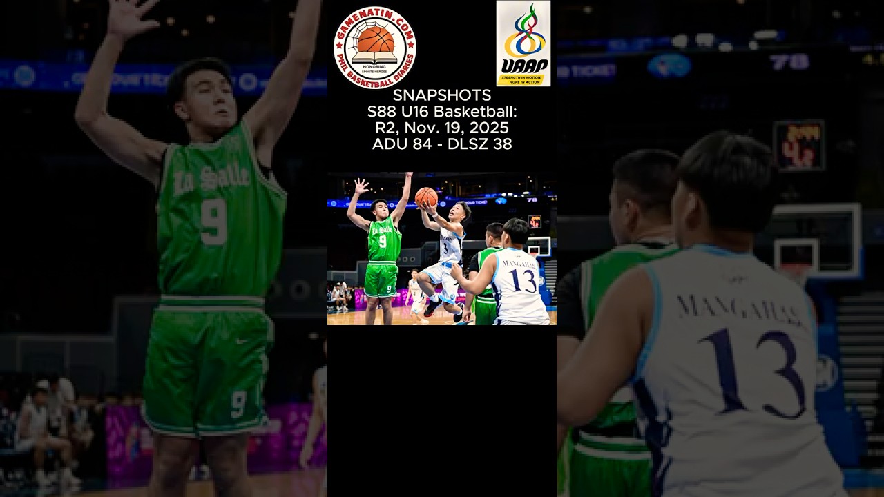 Snapshots: U16 Basketball - Adamson 84 - DLSU 38