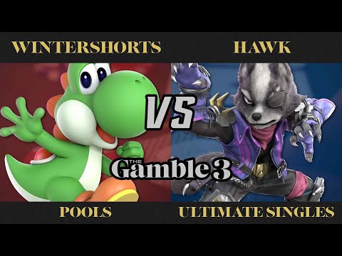 The Gamble 3 Pools - WinterShorts (Yoshi) vs. Hawk (Wolf) - SSBU