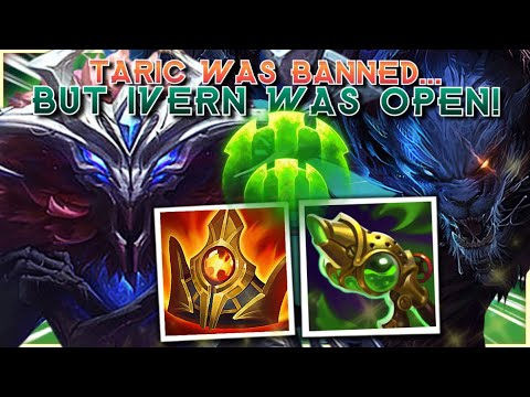 Challenger Ivern Support -- When Your ADC Locks Rengar... First timing the bush man in ranked