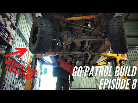 Installing CASTER CORRECTION Bushes - GQ Patrol Build Episode 8