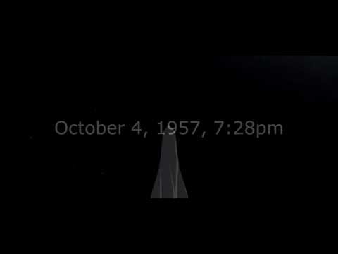 The launch of Sputnik 1