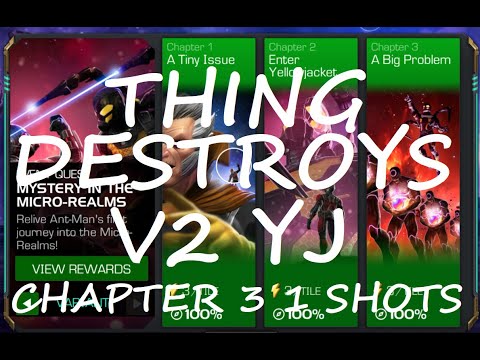 Variant 2 Chapter 3 Bosses Mystery in the Microrealms Bosses THING DEMOLISHES YJ | MCOC |