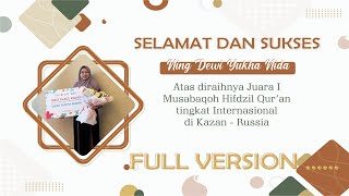 Download lagu NING DEWI YUKHA NIDA - Pengasuh PP. Bahrul Ulum Putri || Juara 1 MHQ Internasional - Rusia 2022 mp3