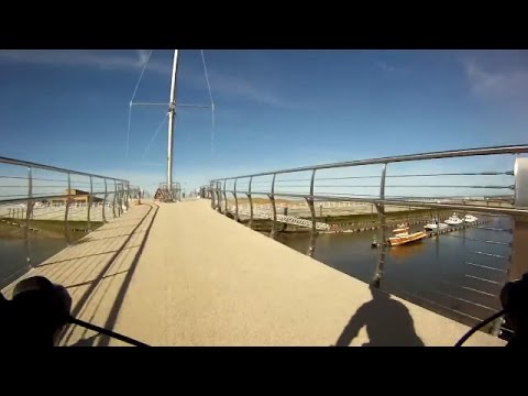 Cycling in North Wales, Talacre to Rhyl .