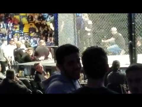 Inside A Jam Packed Td Garden  for UFC 220 ( close seats)