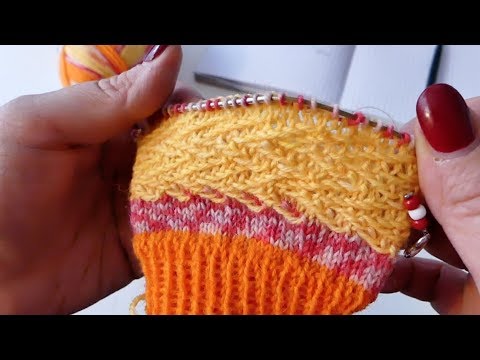 Strickmuster / Sockenmuster "Launische Liese"