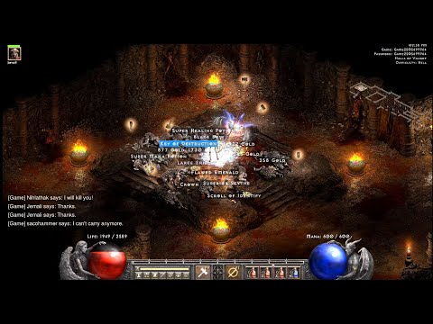 Speed Farm Destruction Keys Easily - Diablo 2 Resurrected - Hammerdin Paladin