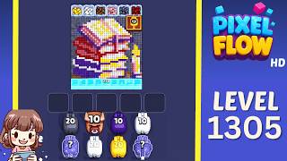 Pixel Flow Level 1305 Solution Walkthrough