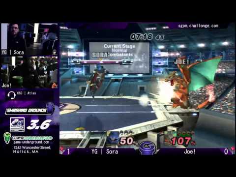 SG at GU 9.5: Project M 3.6 - YG| Sora (Marth) vs. JOE! (Charizard)