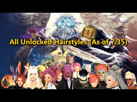 Unlockable Hairstyles Ffxiv