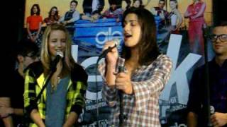 Lea Michele singing "Blue Wind" Glee tour