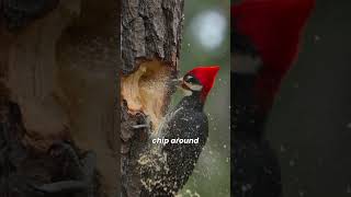 Nature's Carpenter: Precision in Every Peck 🪵🔨