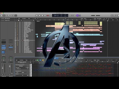 THE AVENGERS - OST REMAKE - Logic Pro X session + Logic Project Download/Stems/Orchestra Template