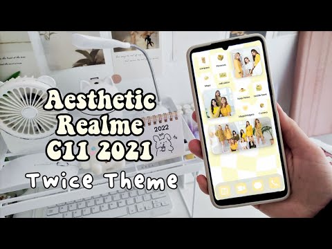 Aesthetic Realme c11 2021 🌞 How To Make Your Android Phone Aesthetic 🌻 Twice Kpop Theme