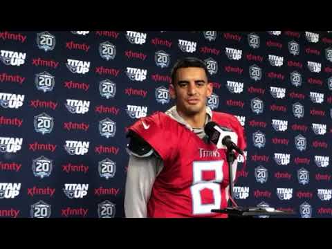 Marcus Mariota settling into Titans’ new offense