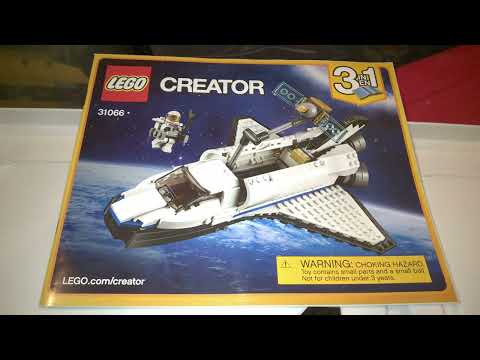 Cute Lego Creator 31066 Space Shuttle Explorer 2017 Set Quick Look / Overview / Tour