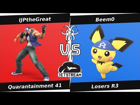 Quarantainment 41 Losers R3 - IJPtheGreat (Terry) Vs. Beem0 (Pichu) Smash Ultimate - SSBU