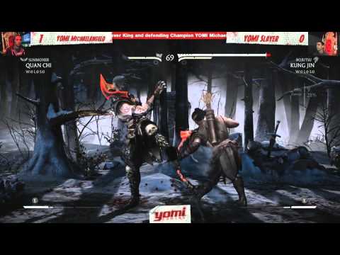 Loser's Finals: YOMI Michaelangelo (Quan Chi) vs. YOMI Slayer (Kung Jin) - MKX; AKA Week 4