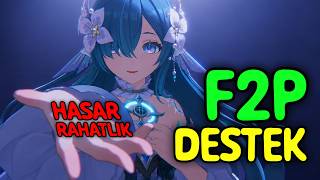 VODYANİTSA NASIL?? GENEL F2P DESTEK! - Vodyanitsa Rehberi | Genshin Impact Türkç