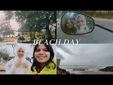 A rainy beach day 🌧 #trending #subscribe #youtuber #kozhikode #shortsvideo #youtuberchannel #vlog
