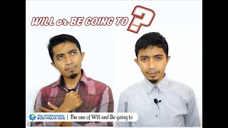 [English] The use of Will and Be going to (expression of intention)