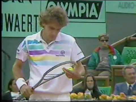 Andrej Chesnokov vs. Mats Wilander French Open 1989 Quarterfinal