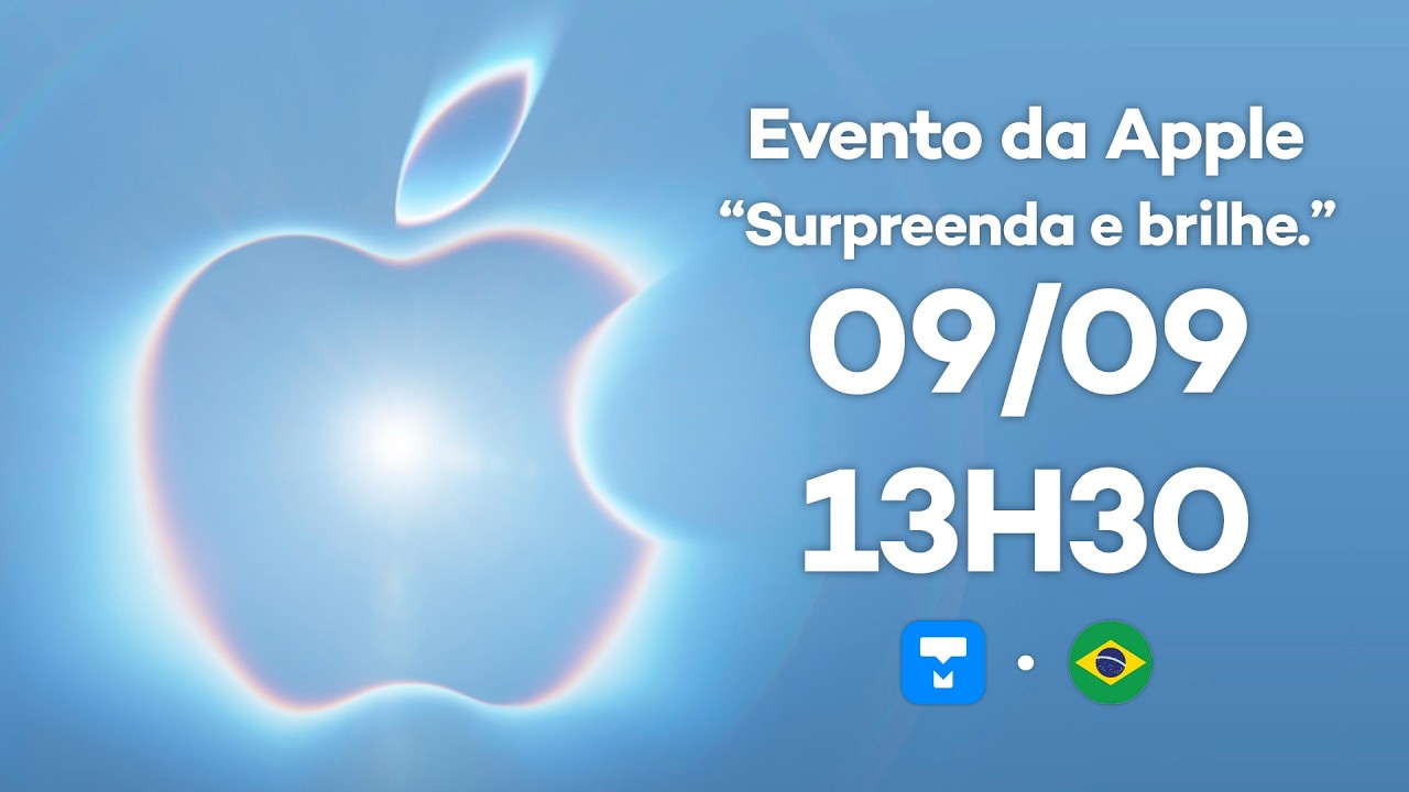 EVENTO da Apple AO VIVO – PT-BR Tradução simultânea – iPhone dobrável, iPhone 18 Pro Max e mais!