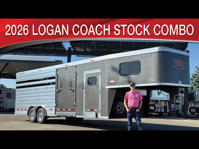 Preview image of 2026 Logan Coach Stock Combo 8’ Wide 8’ Tall With Side Ramp youtube video