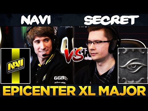 NAVI vs SECRET - EPIC SERIES! Dendi vs Puppey - Epicenter XL Major - Dota 2
