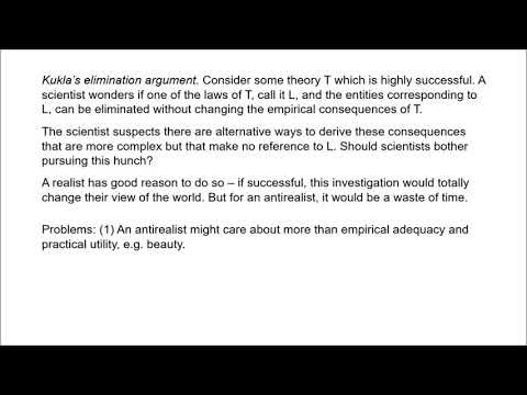 Scientific Realism 12 - Scientific Practice