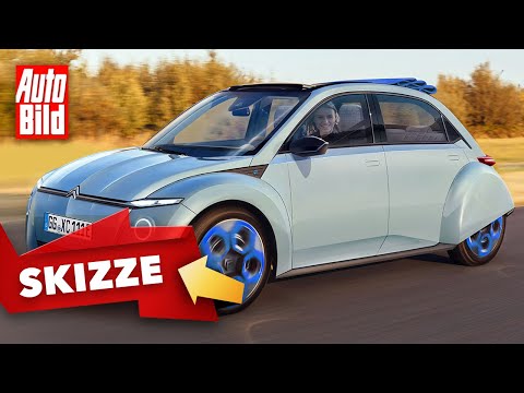 Citroën 2CV (2022) | So würden wir die Ente als E-Auto bringen | Skizze