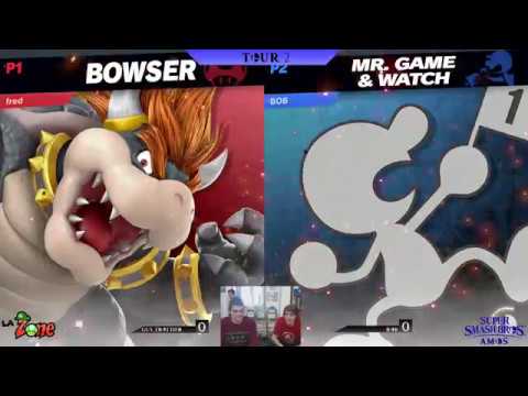 SSBA Ultimate #10 - GUY TROTTIER (Bowser) vs BOB (Mr. Game & Watch) - Tour 3