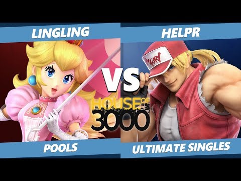 Xeno 201 Pools - LingLing (Peach) Vs. HelpR (Falco, Terry) Smash Ultimate - SSBU