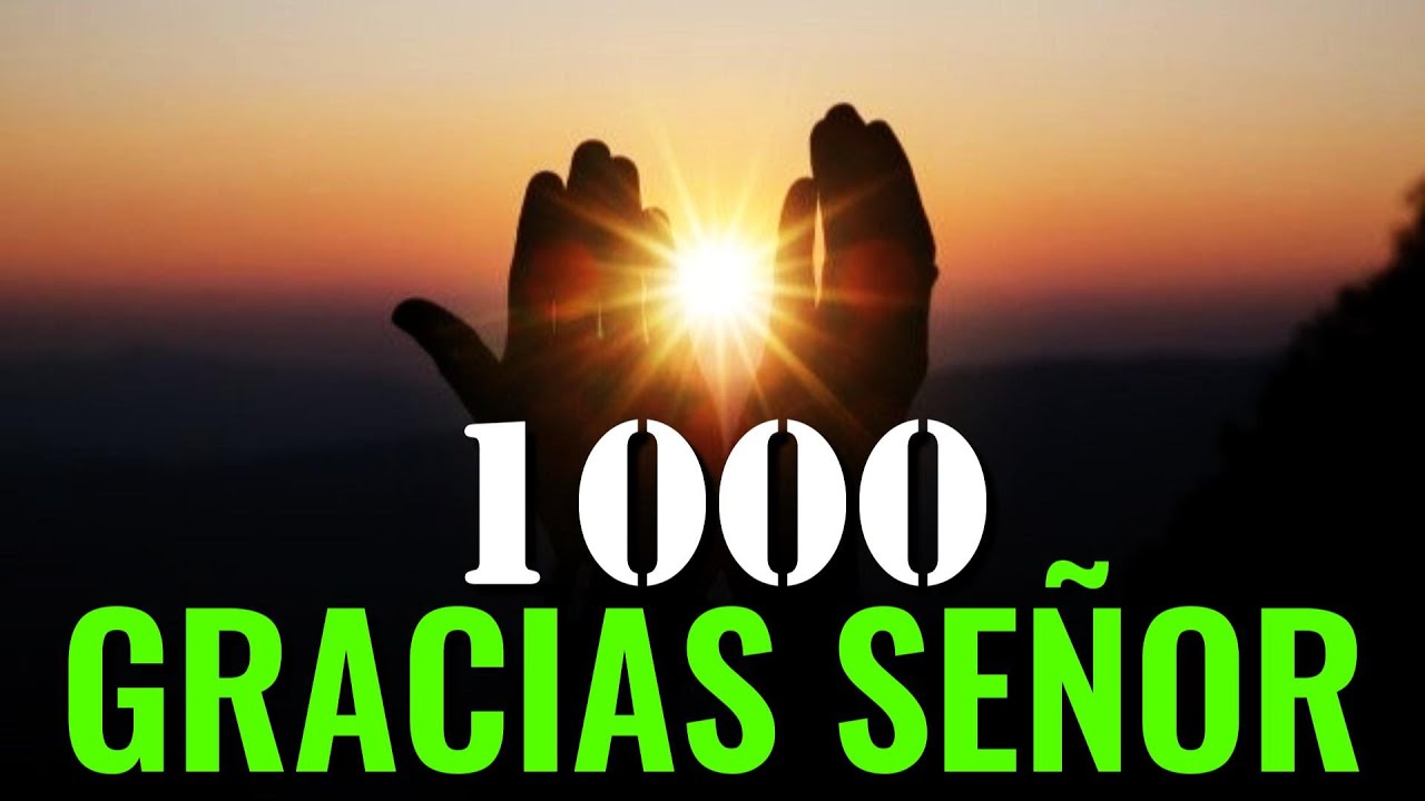 Mil Gracias Señor Por Todo Lo Que Me Das ¦  Gratitud, Reflexión , Oración