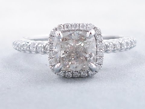 2.00 ctw Cushion Cut Diamond Engagement Ring - BigDiamondsUSA