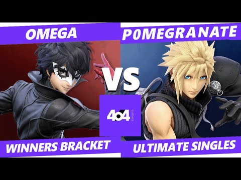 4o4 Smash Night 102 - AP| omega (Joker) vs EVC| P0megranate (Cloud) - Winners Round 2