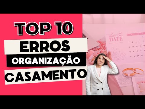 10 common mistakes when organizing a wedding