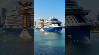 Celebrity Beyond departing Port Miami, FL #Shorts