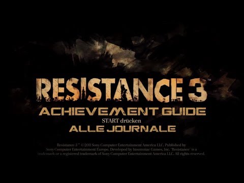Achievement Guide: Resistance 3 - All Journals