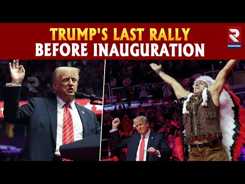 DONALD TRUMP INAUGURATION 2025 LIVE: HOLDS VICTORY RALLY BEFORE INAUGURATION DAY|ELON MUSK|USA| RTV