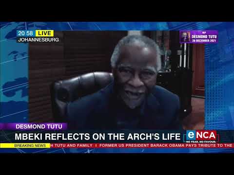 Former president Thabo Mbeki reflects on Archbishop Desmond Tutu's life