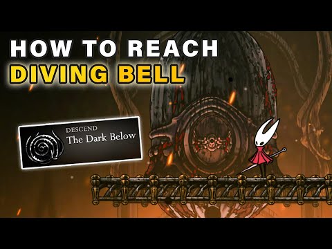 How to Reach the Diving Bell in Deep Docks - "The Dark Below" Quest ► Hollow Knight: Silksong