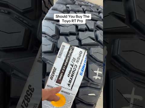 Should you buy the Toyo RT Pro ?