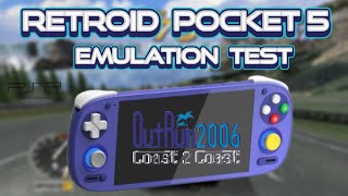 Retroid Pocket 5 Emulation Test - Outrun Coast 2 Coast - PSP