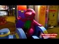 2000s Coin Operated Steam Engine Kiddie Ride Barney Train
