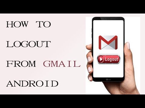 how to logout from gmail account in android phone?