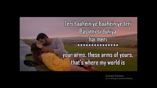 TUM MERE HO FULL SONG LYRICS WITH - YouTube