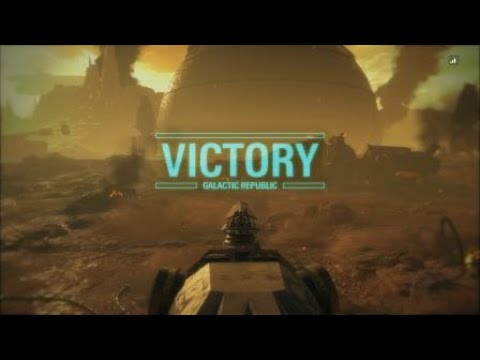 Galactic Assault Geonosis Republic Gameplay. Star Wars Battlefront 2