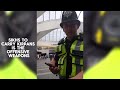 Police officers stop a man because they spot a knife. It’s not what you think it is.