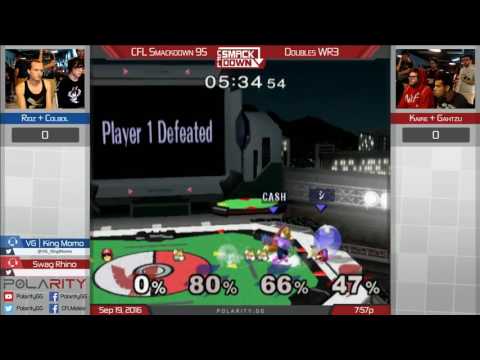 CFL Smackdown 95 Melee - Colbol + Ridz vs Kaike + Gahtzu - Doubles Winners Semis